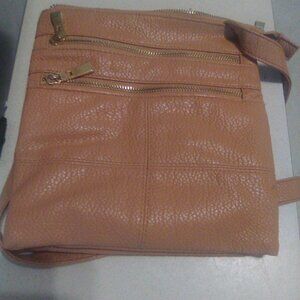 Jaclyn Smith Tan shoulder strap purse